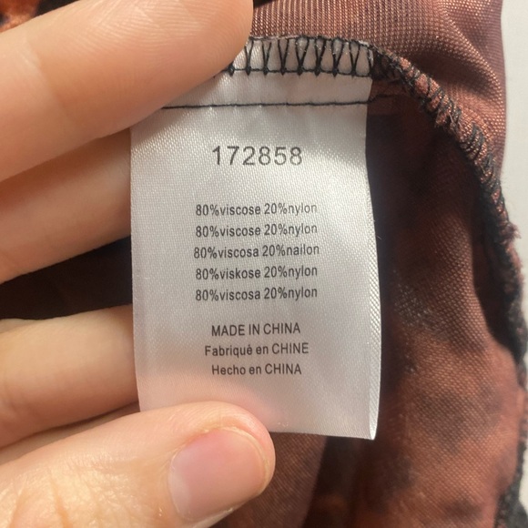 Dolan Left Coast Collection Anthropologie Charley Velvet Leopard Top Size XL - Picture 5 of 6